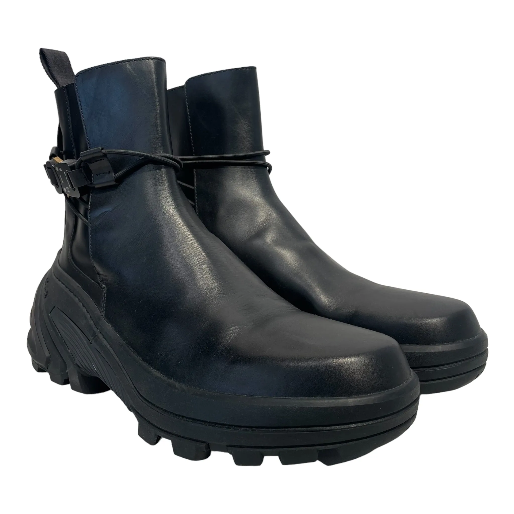 1017 ALYX 9SM(ALYX)/Boots/US 12/Leather/BLK/buckle chelsea boot