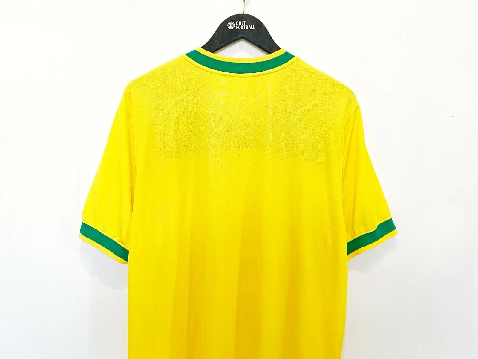 1998 BRAZIL Vintage Nike Football Training Shirt (L) Ronaldo, Roberto Carlos Era