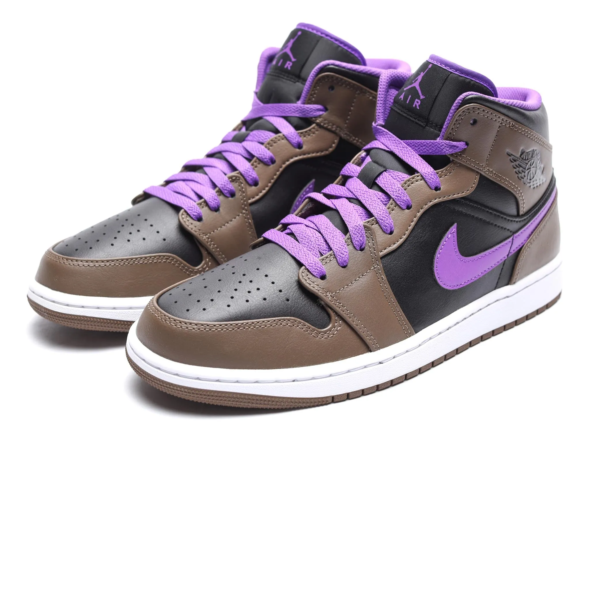 Air Jordan 1 Mid 'Purple Mocha'