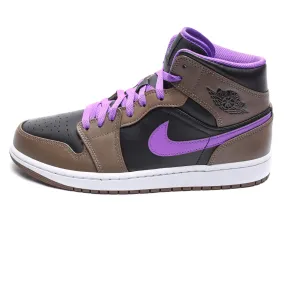 Air Jordan 1 Mid 'Purple Mocha'