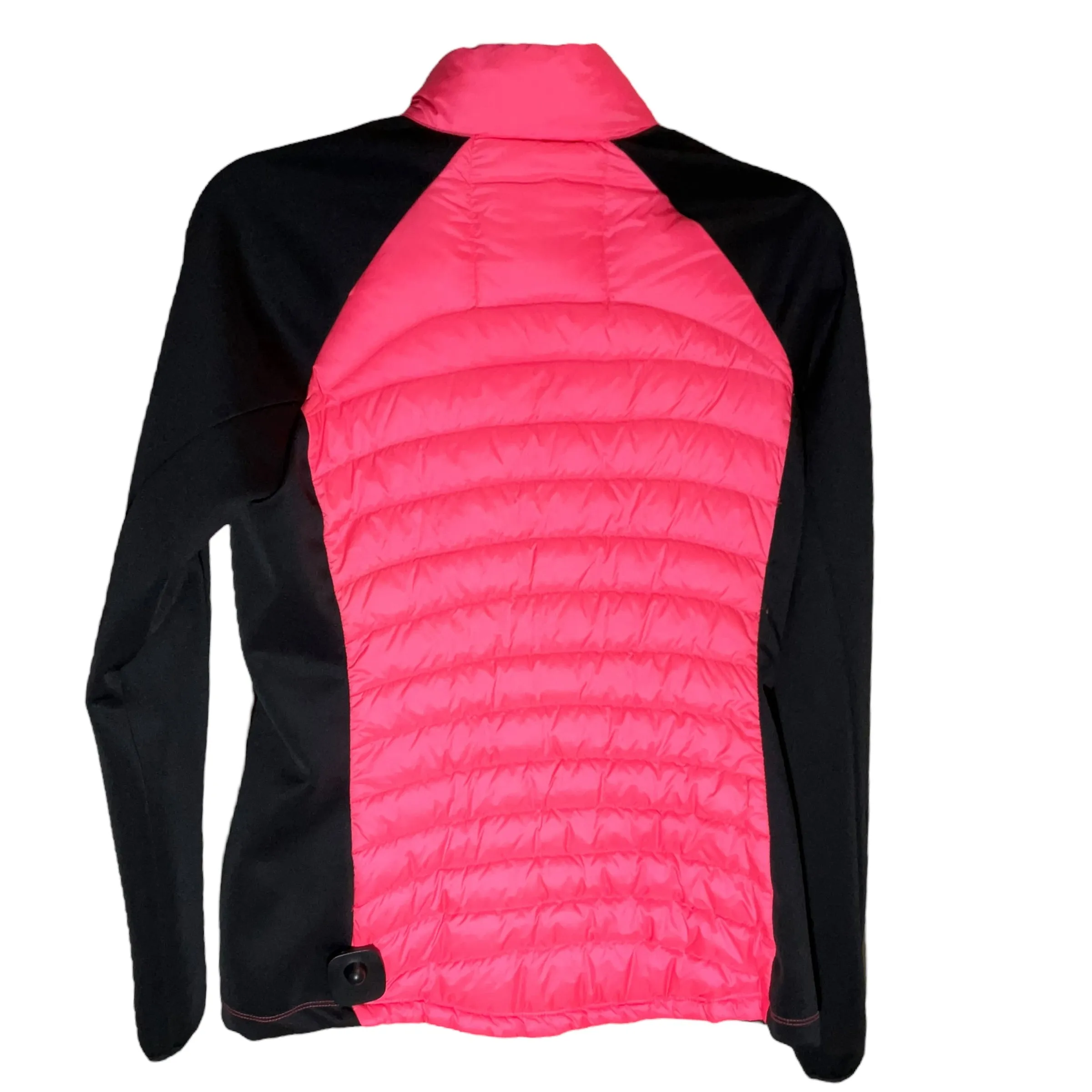 Athletic Jacket By Clothes Mentor In Black & Pink, Size: S