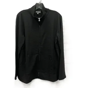 Athletic Jacket By Talbots In Black, Size: L