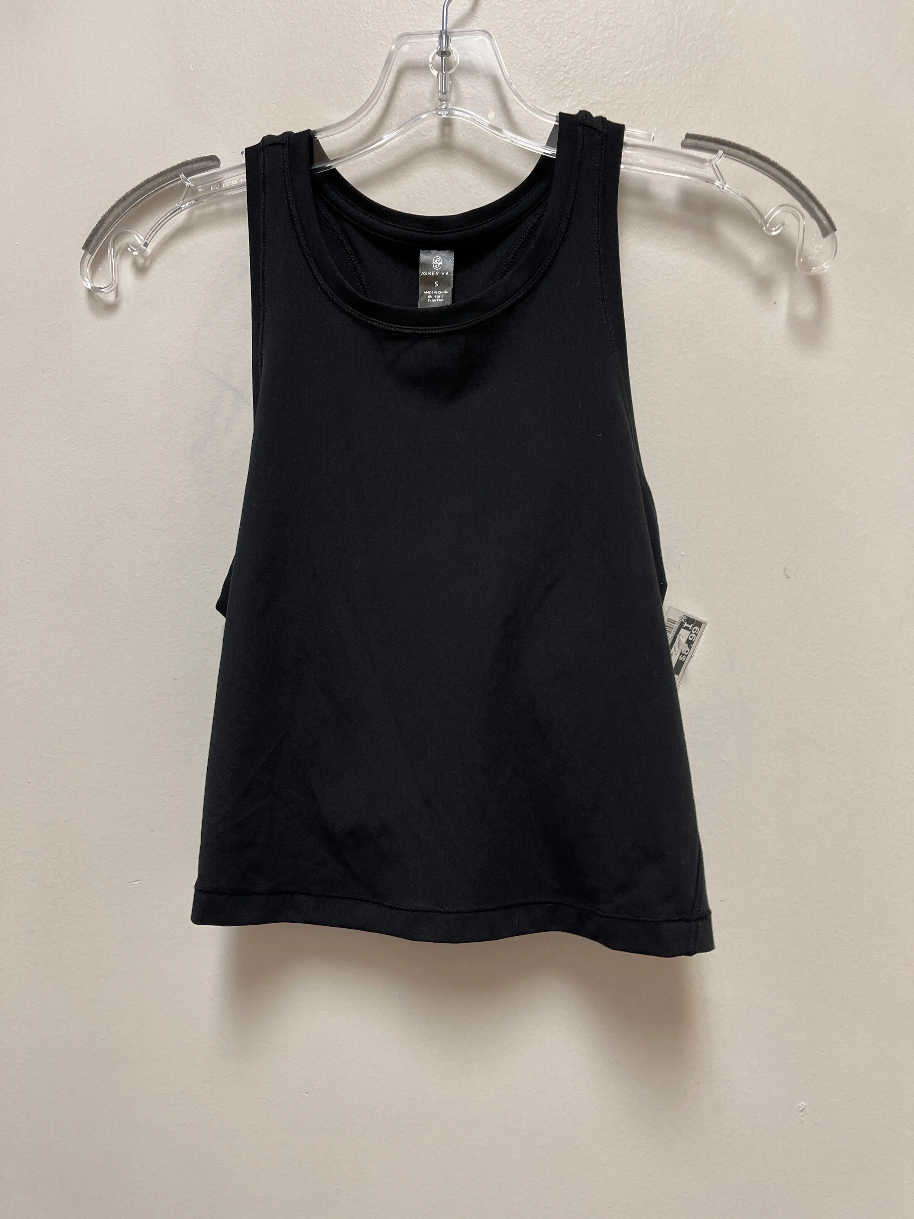 Athletic Tank Top By Clothes Mentor In Black, Size: S