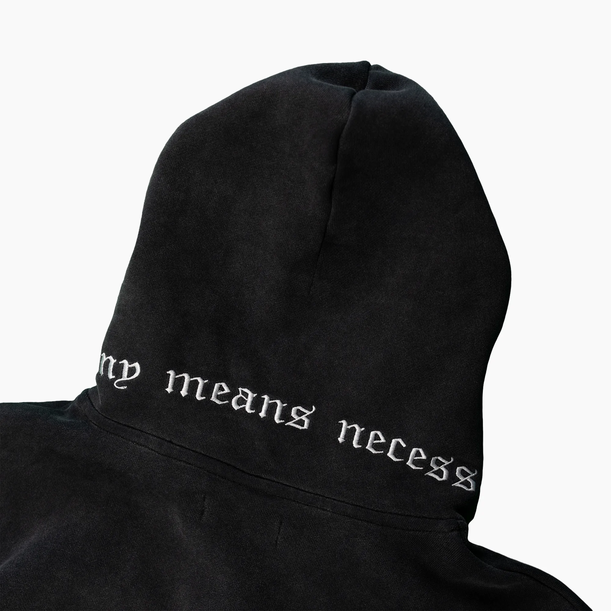 BAMN OVERSIZED HOODIE - VINTAGE BLACK