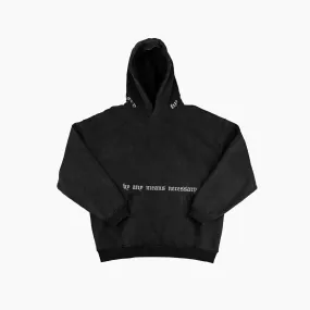 BAMN OVERSIZED HOODIE - VINTAGE BLACK