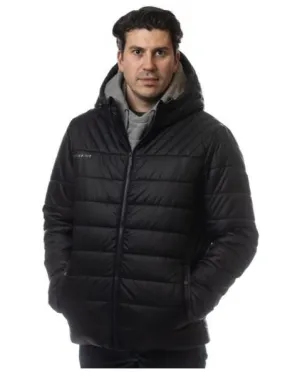 Bauer Supreme Hooded Puffer Adult Black Jacket