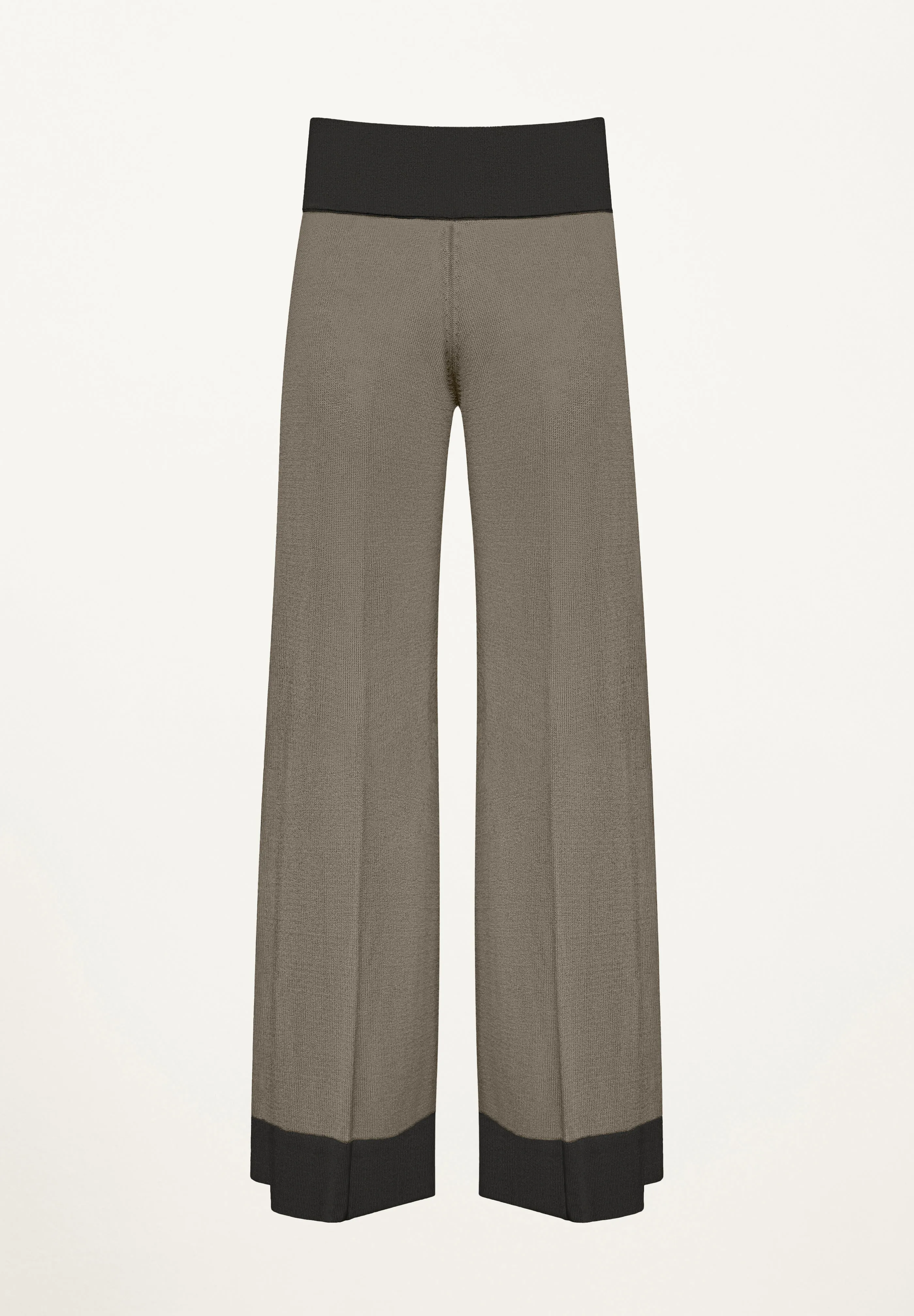 Beachside Pant in Taupe/Black