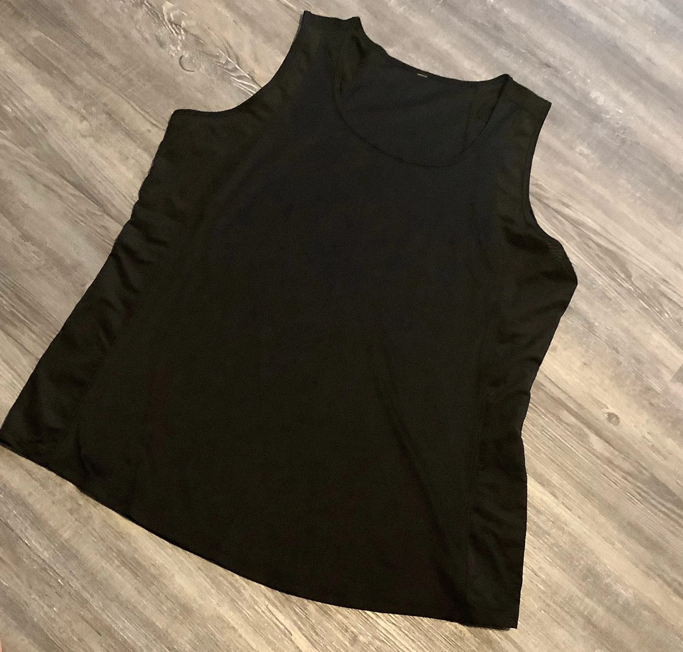 Black Athletic Tank Top Clothes Mentor, Size L