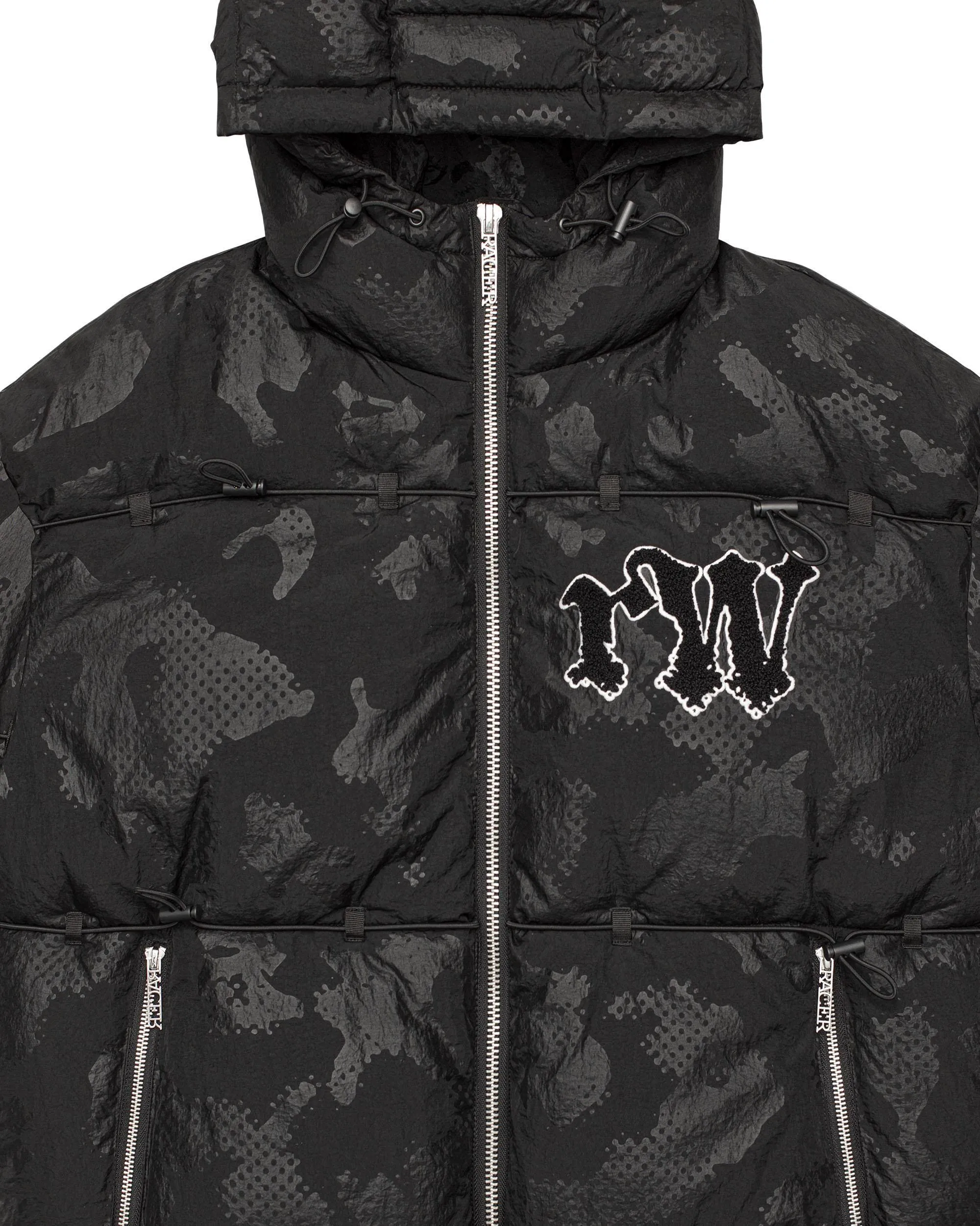 Black Camo Puffer Jacket 3.0