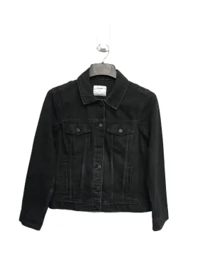 Black Jacket Denim By Old Navy, Size: M