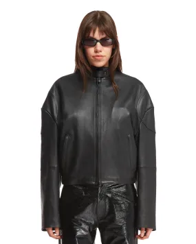 Black Leather Biker Jacket