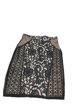 Black Skirt Midi Clothes Mentor, Size M