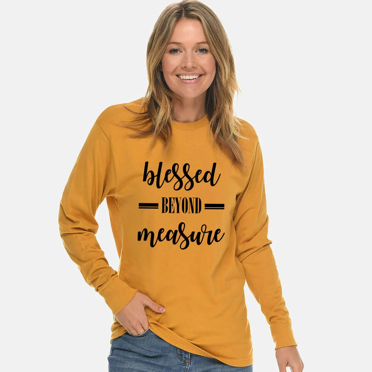 Blessed Beyond Measure Unisex Long Sleeve T Shirt