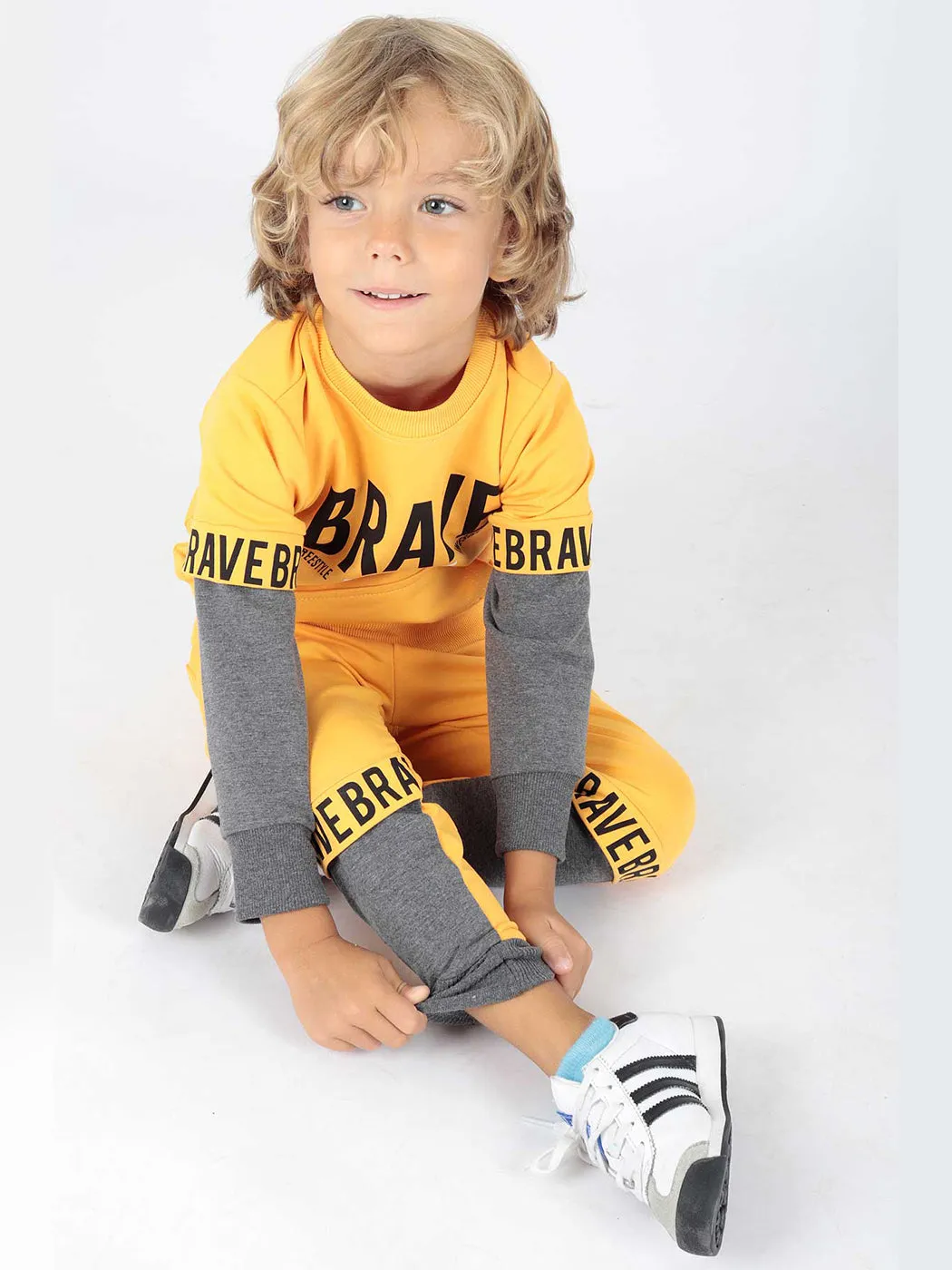 Boy Brave Printed Tracksuit Team AK2231