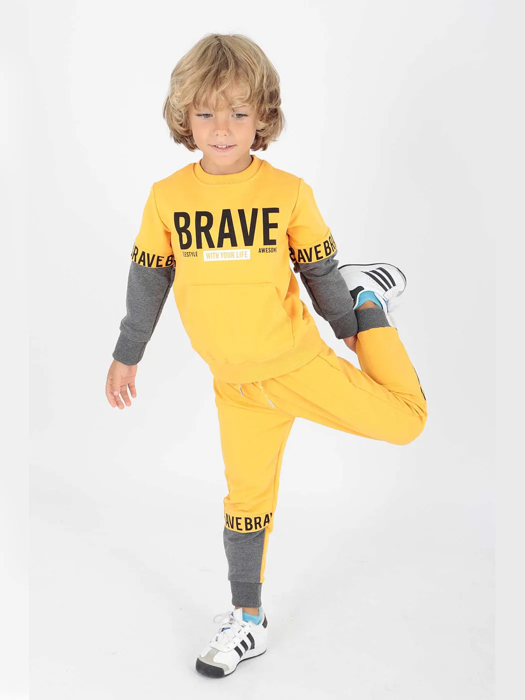 Boy Brave Printed Tracksuit Team AK2231