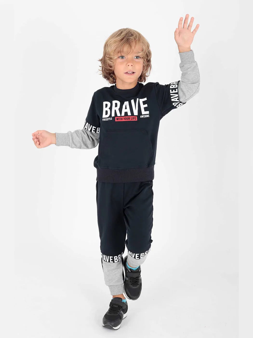 Boy Brave Printed Tracksuit Team AK2231