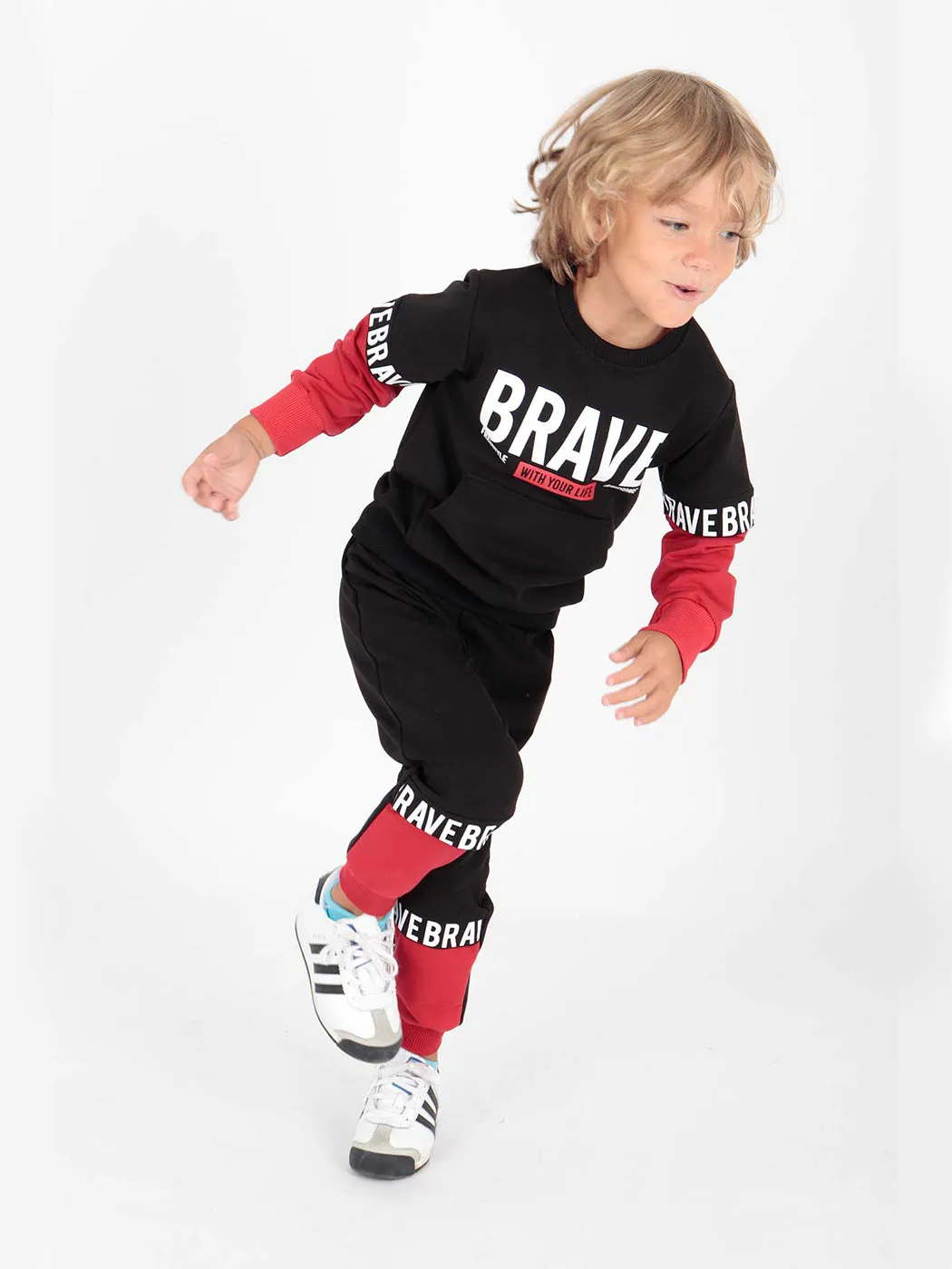 Boy Brave Printed Tracksuit Team AK2231