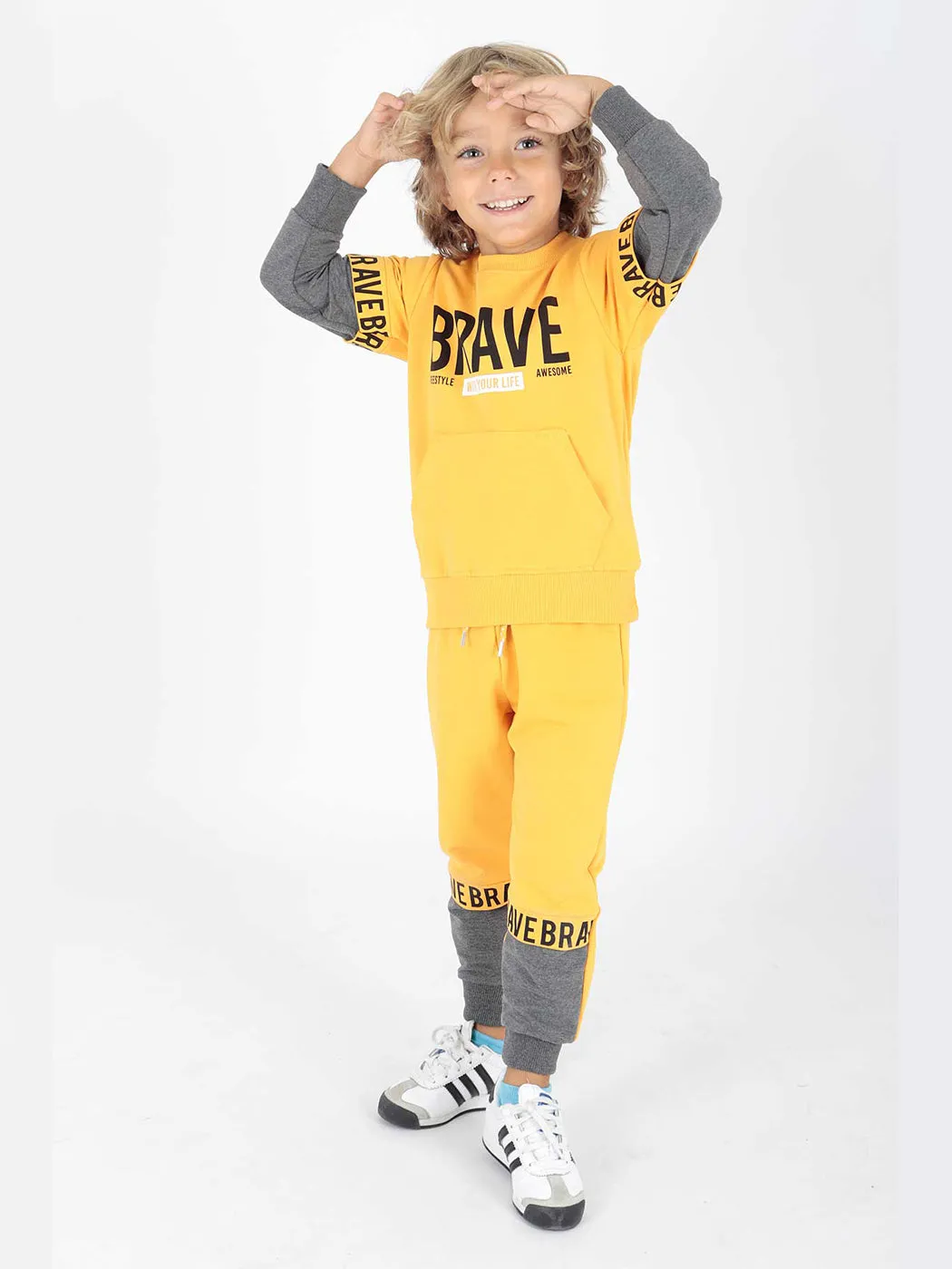 Boy Brave Printed Tracksuit Team AK2231