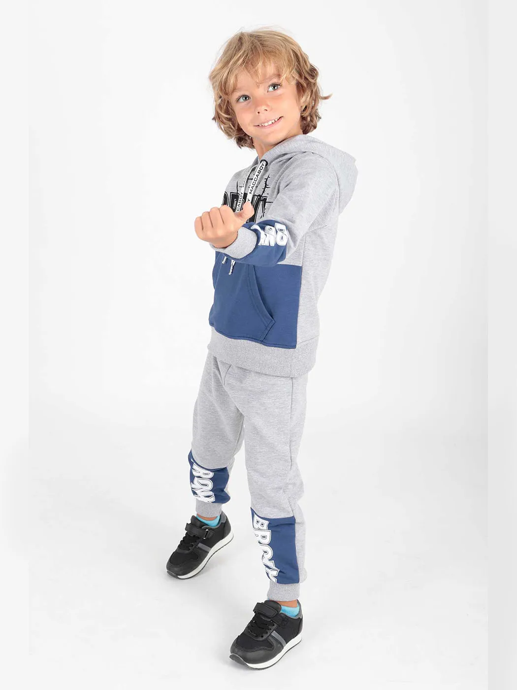 Boy Bronx Printed Tracksuit Team AK2235