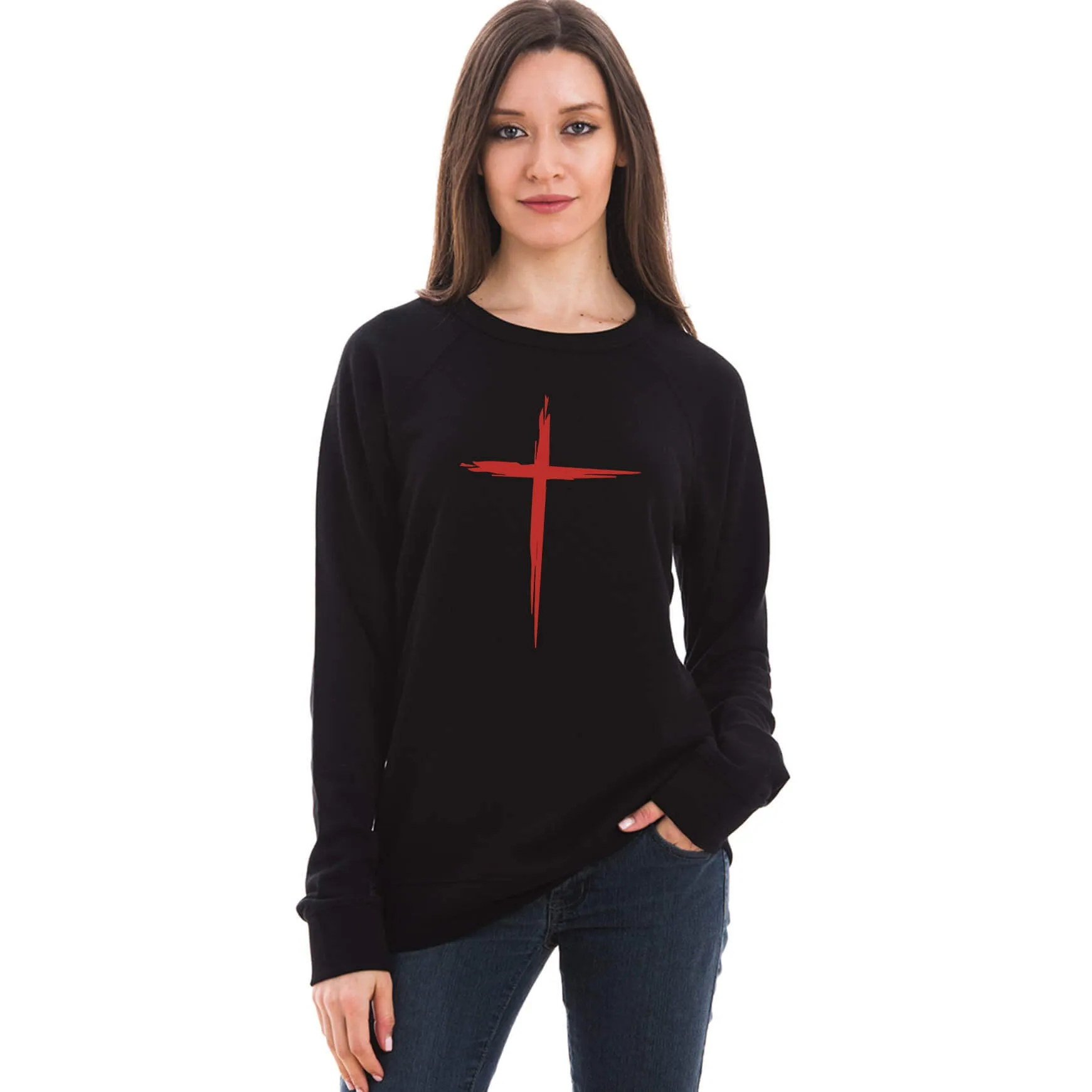 Calvary Cross Unisex Long Sleeve T Shirt