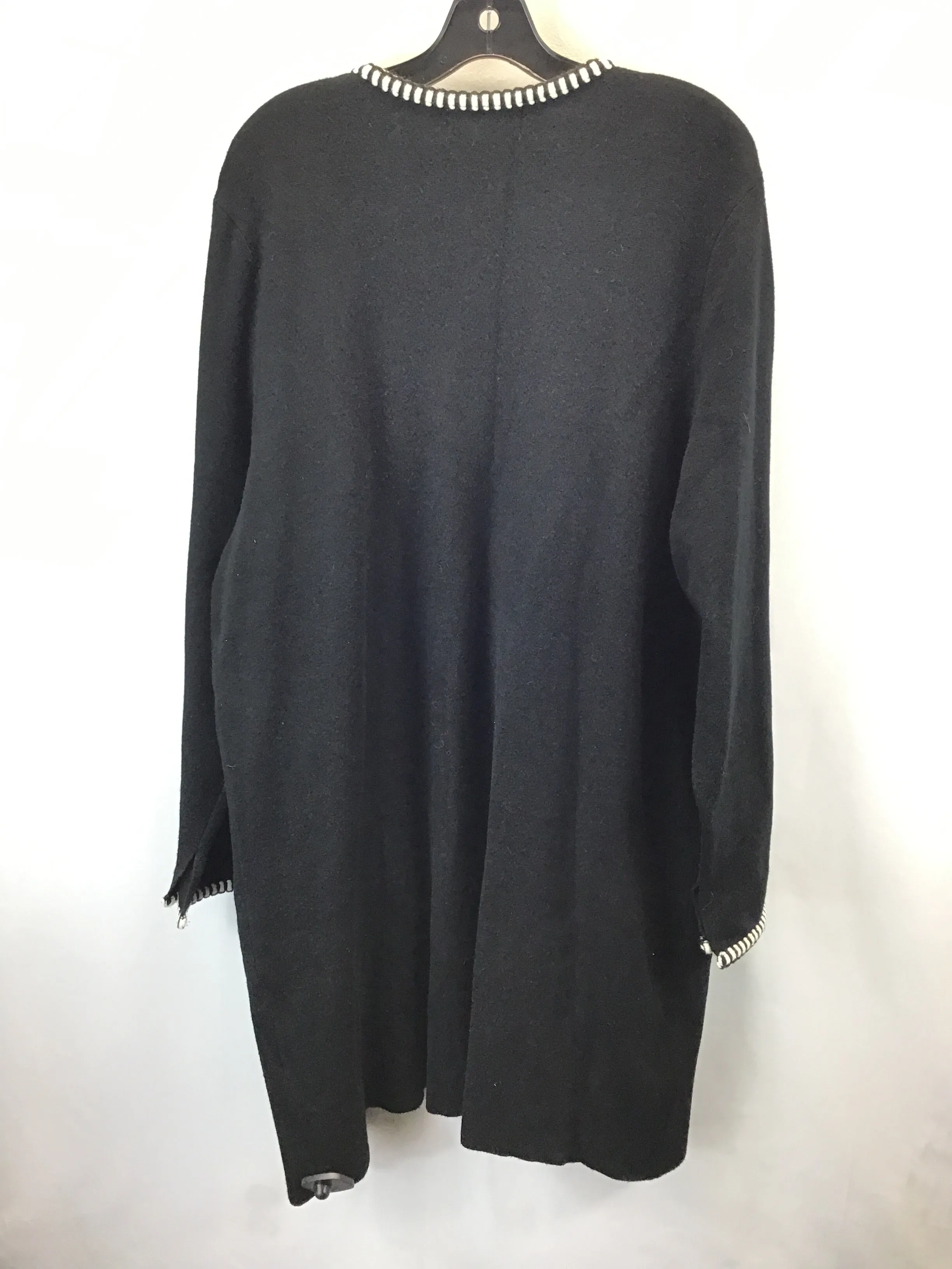 Cardigan By Clothes Mentor In Black, Size: 2x