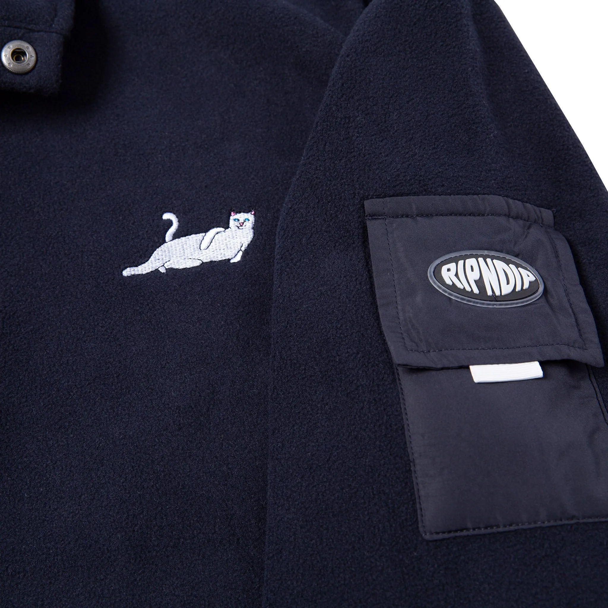 Castanza Brushed Fleece (Navy)