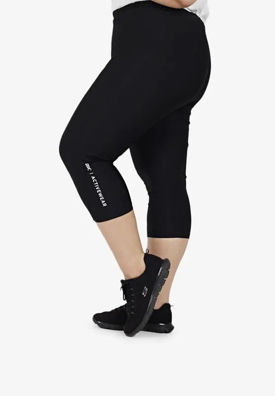 Cathera Capri Active Wear Pants - Black