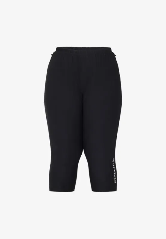 Cathera Capri Active Wear Pants - Black