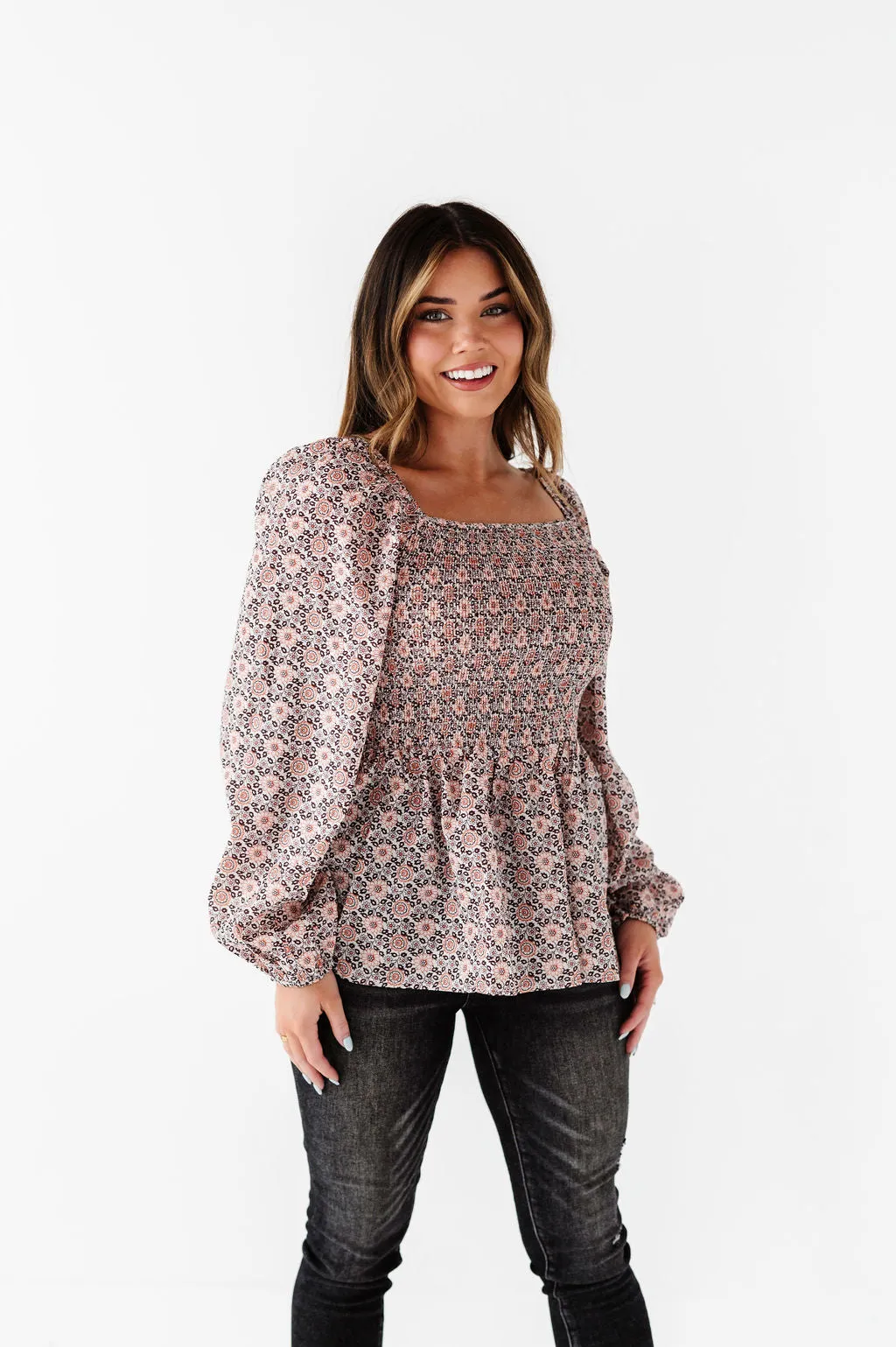 Chelle Smocked Blouse