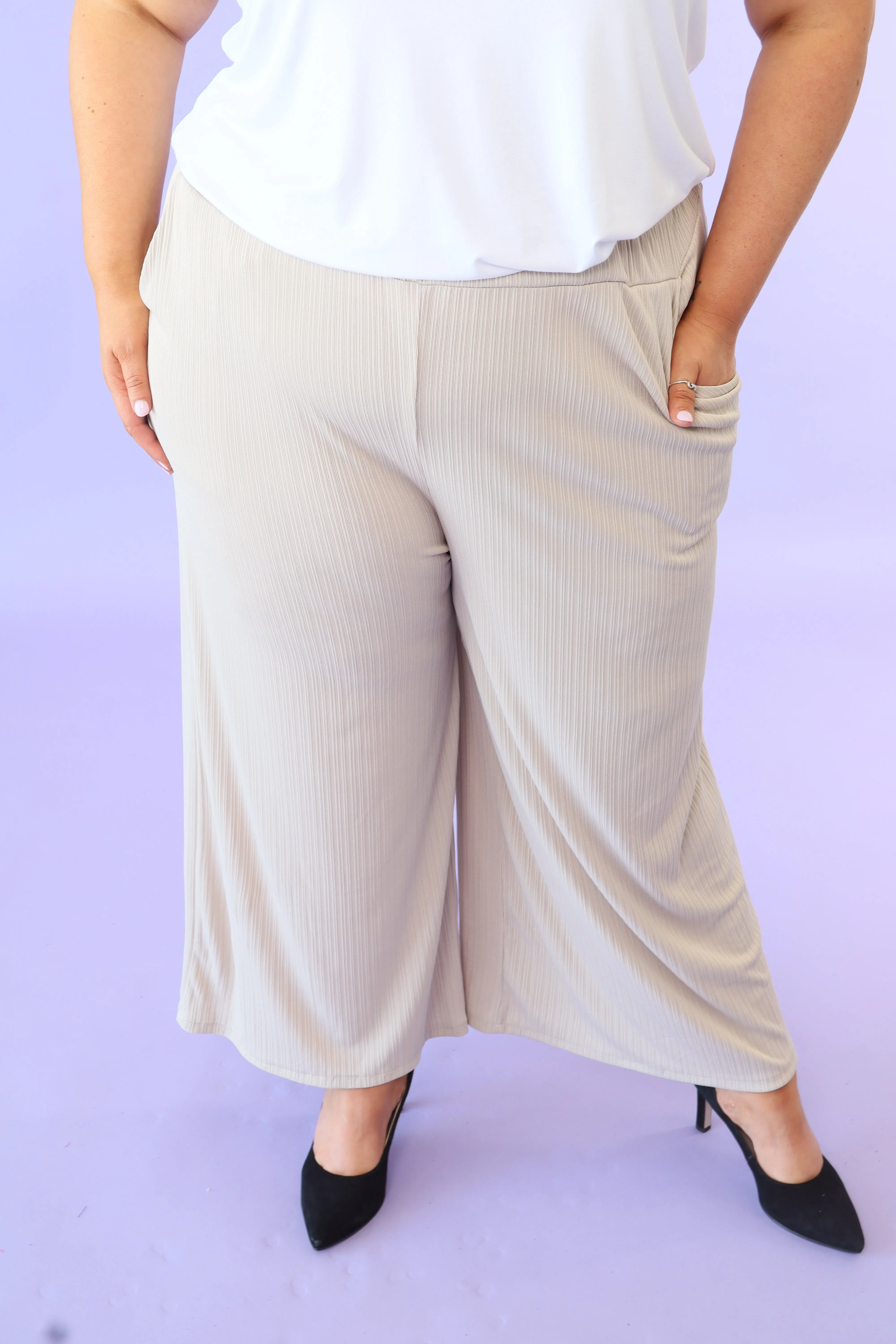 Coco Pleated Co-Ord in Beige