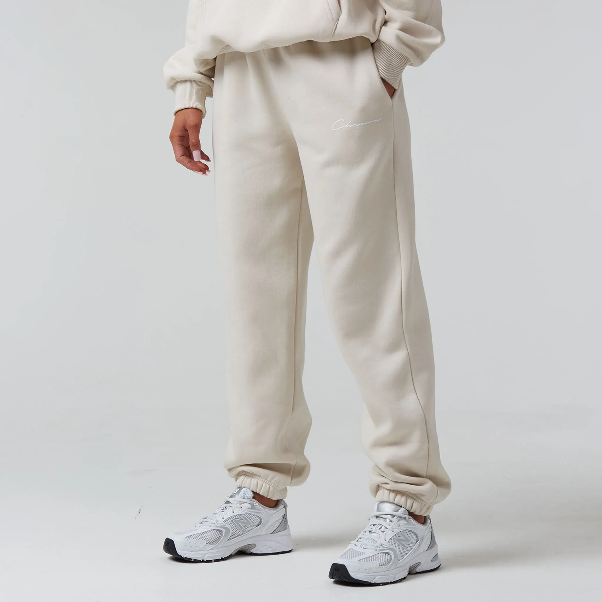 Core Signature Tracksuit | Ecru