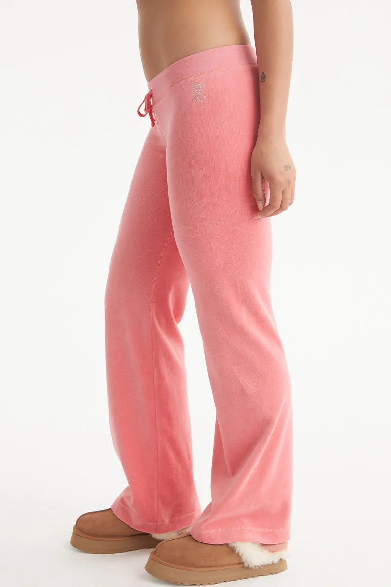 Cotton Velour Track Pant