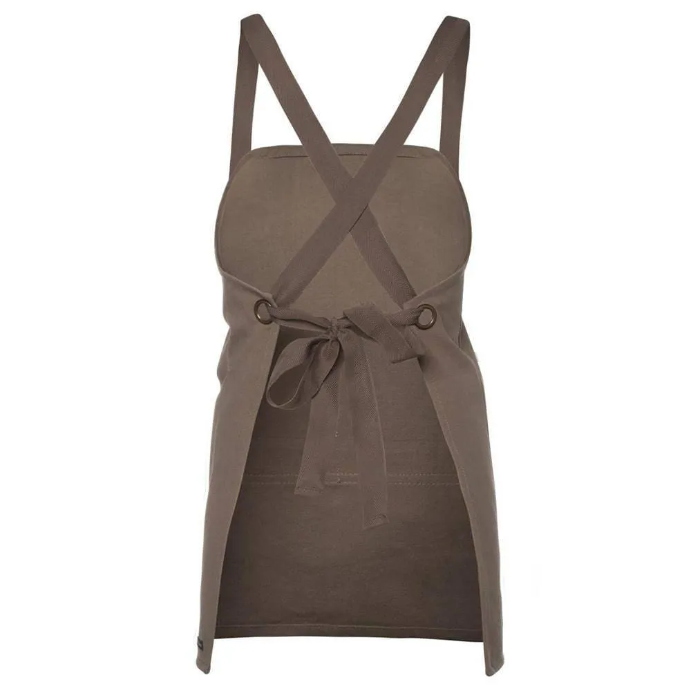 Cross Back 65x71 Bib Canvas Apron (Without Strap)