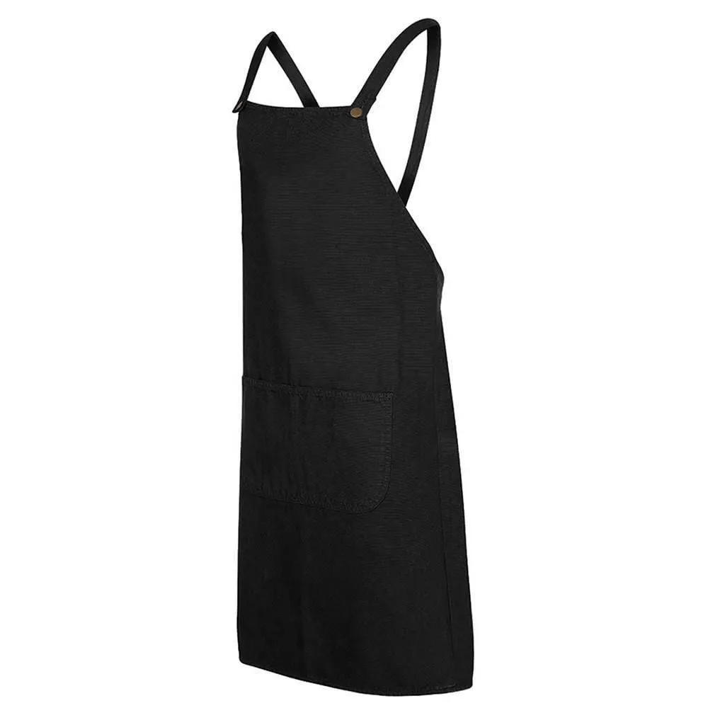 Cross Back Canvas Apron (Without Straps)