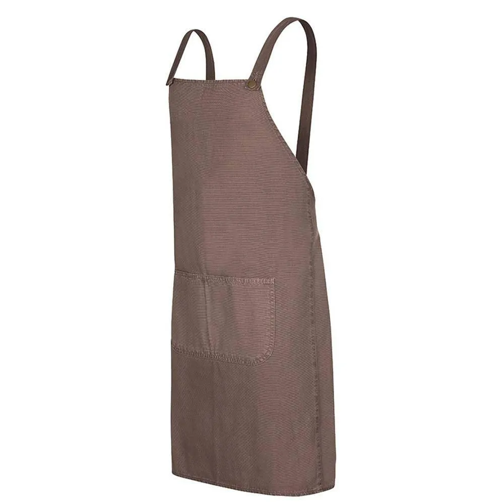 Cross Back Canvas Apron (Without Straps)