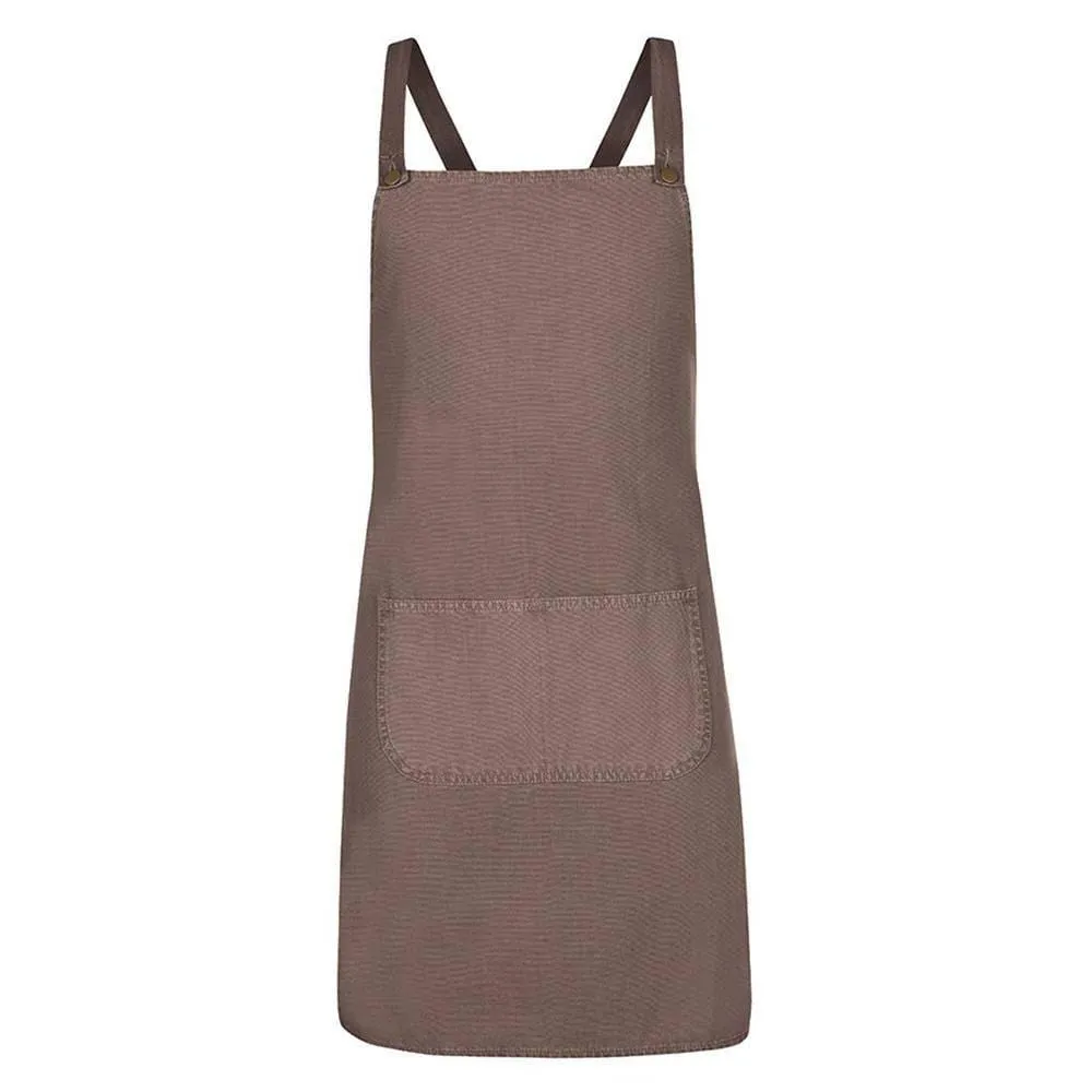 Cross Back Canvas Apron (Without Straps)