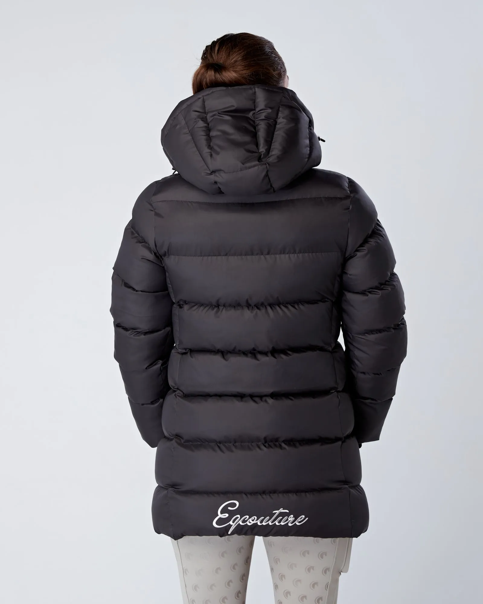 Exclusive Long Black Puffer Coat / Jacket 2.0 - Detachable Hood