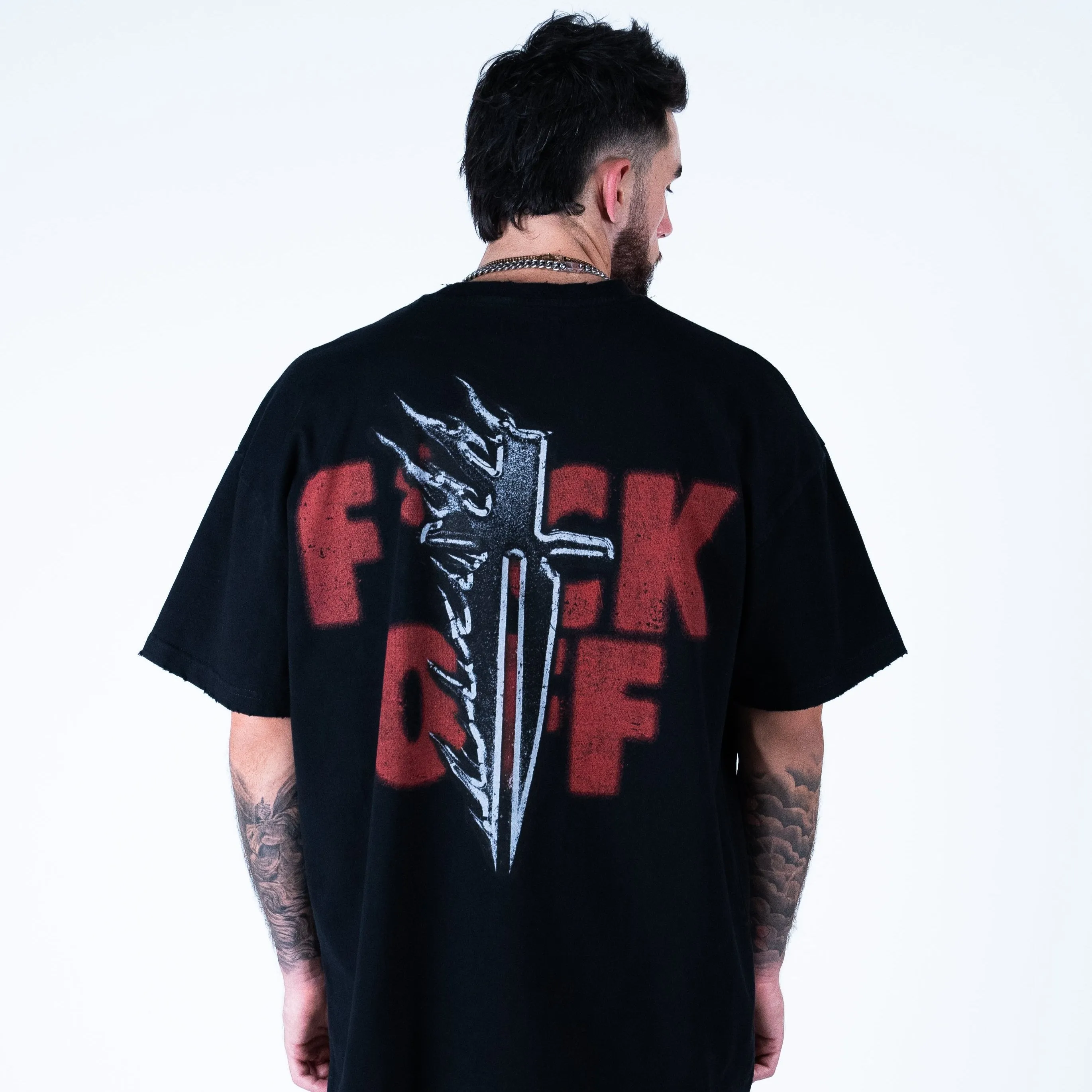 F OFF TEE - BLACK