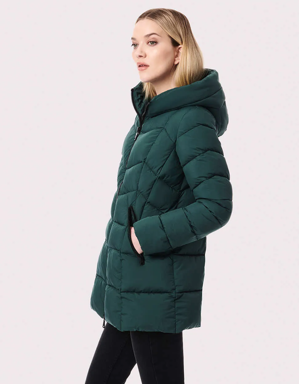 Fab Funnel Quilted Puffer Jacket