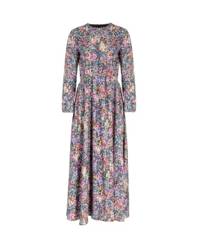 Floral A-Line Maxi Dress