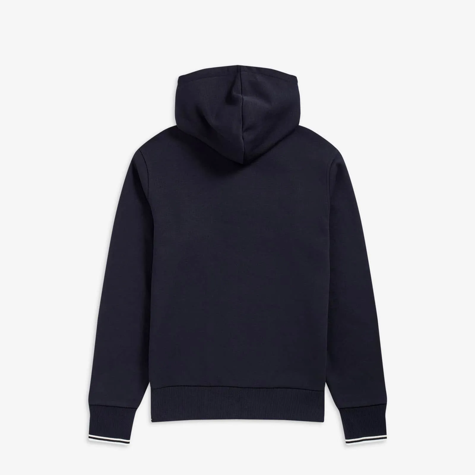 Fred Perry Hooded Zip Through Sweatshirt Black