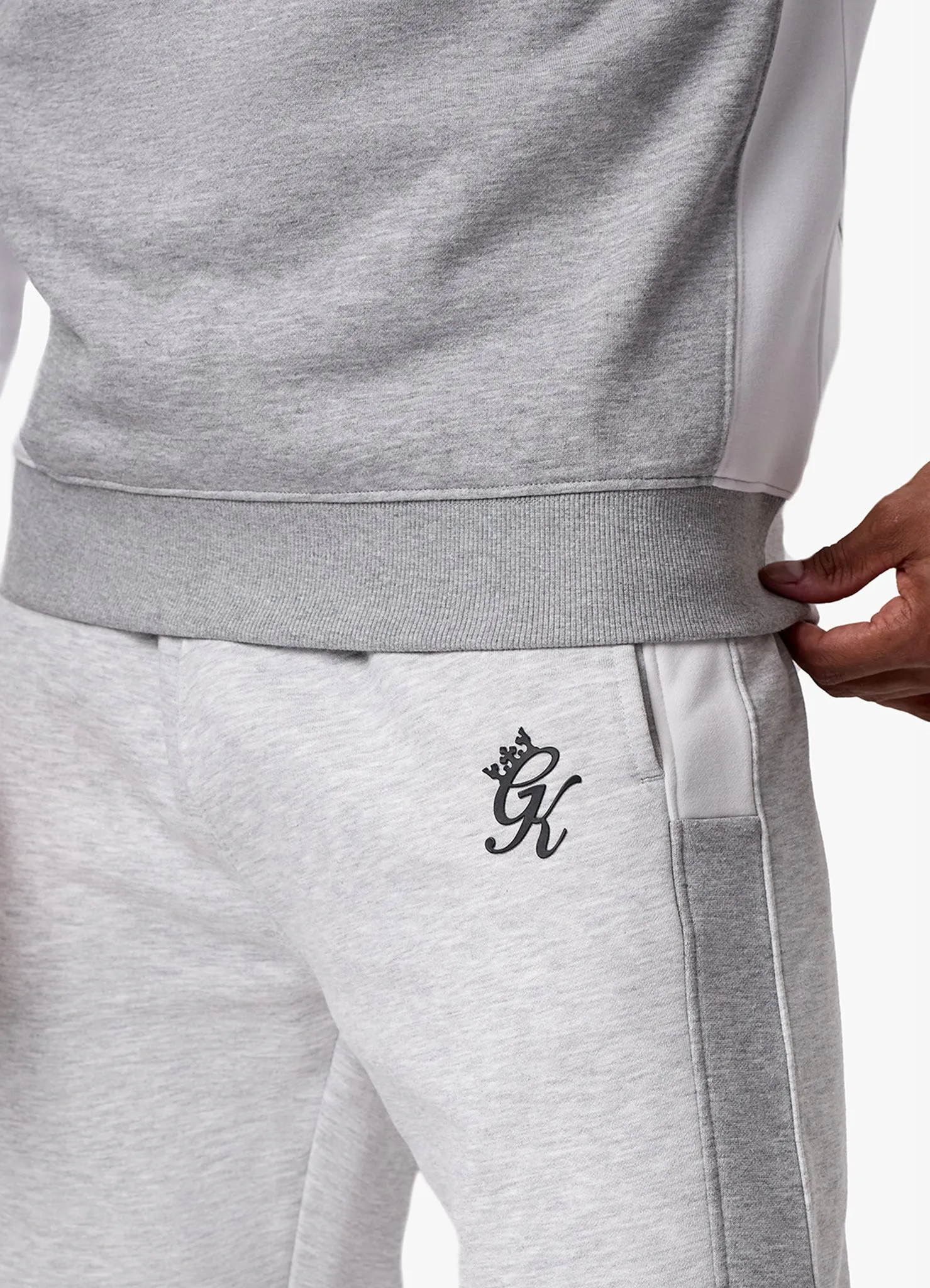 Gym King Minefield Fleece Jogger - Grey Marl