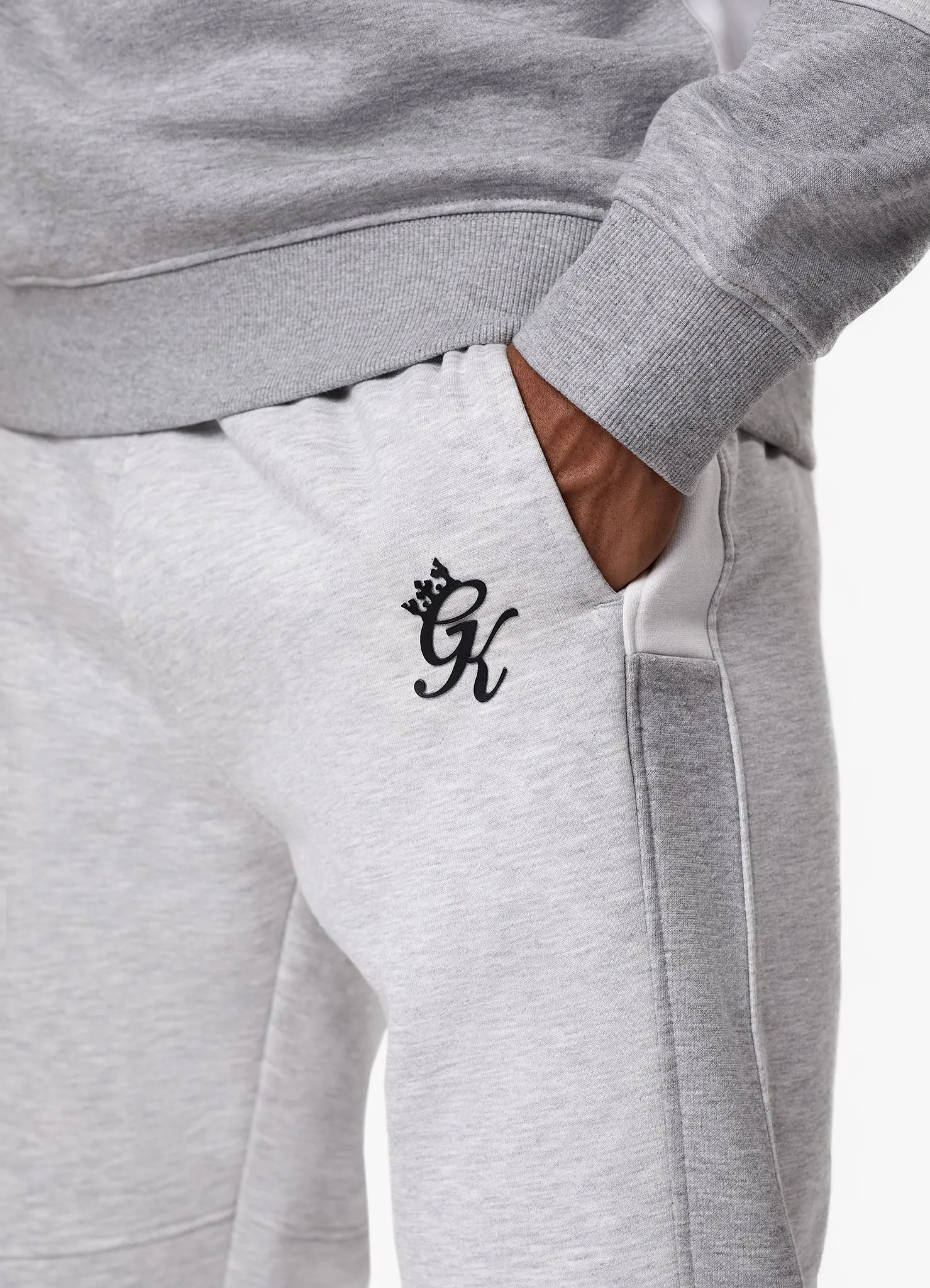 Gym King Minefield Fleece Jogger - Grey Marl