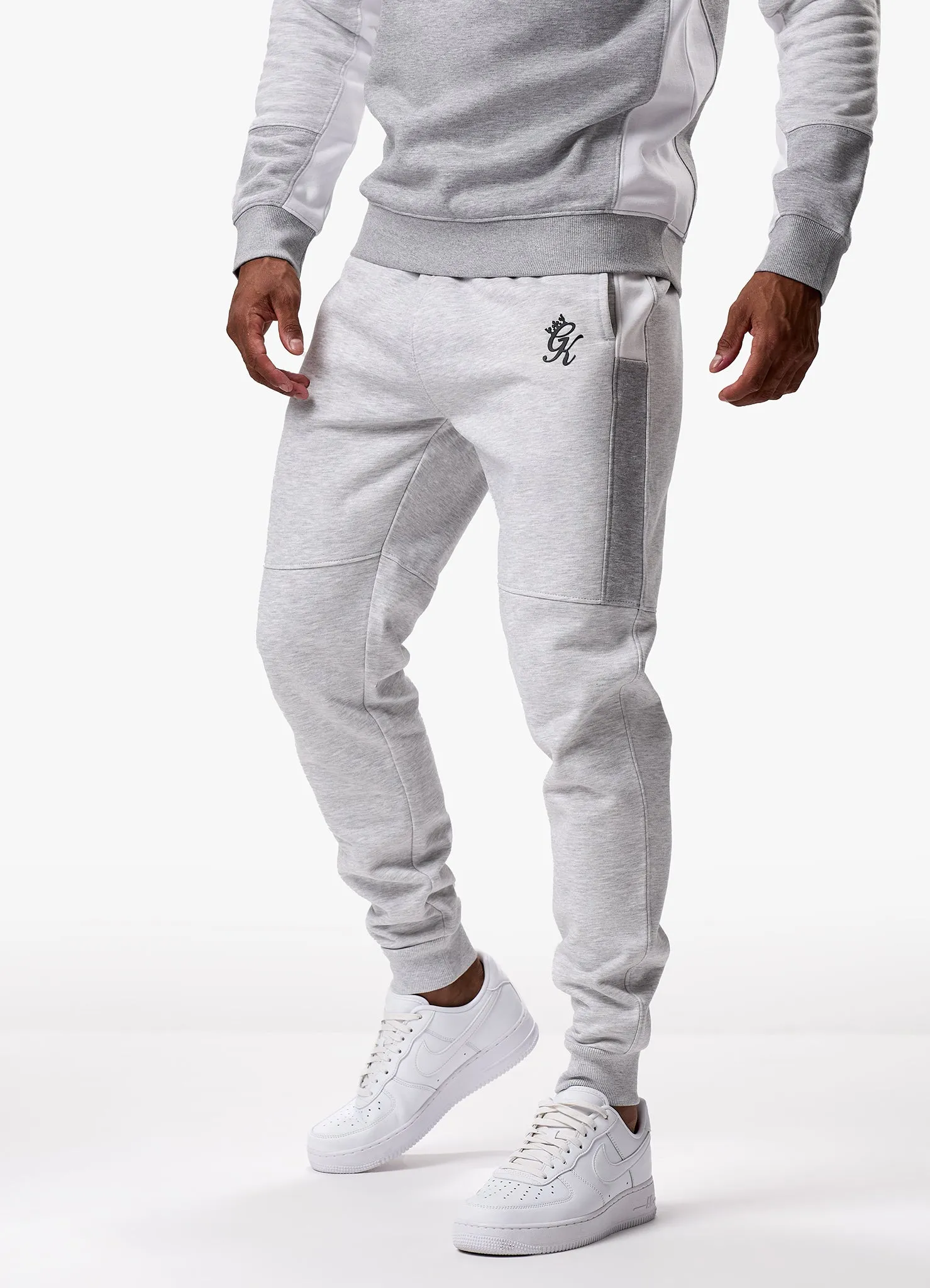 Gym King Minefield Fleece Jogger - Grey Marl