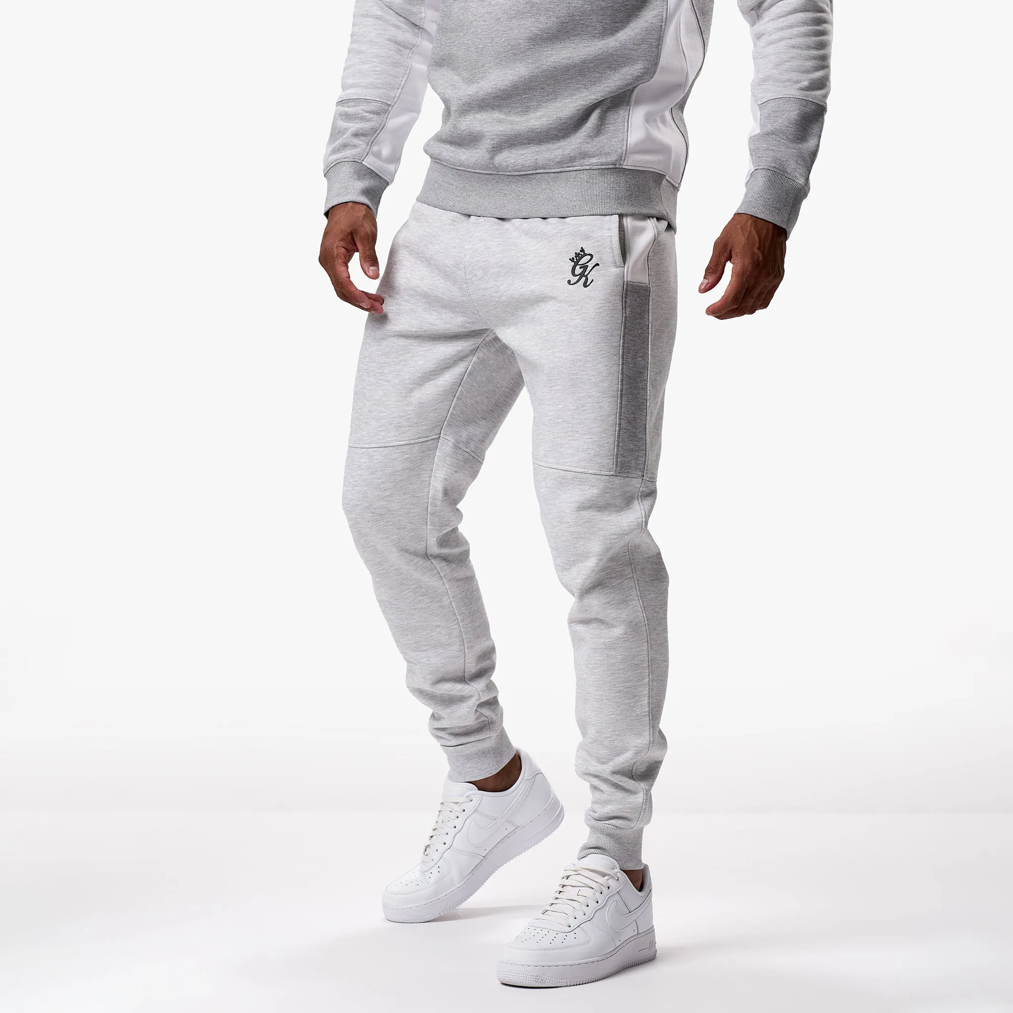 Gym King Minefield Fleece Jogger - Grey Marl