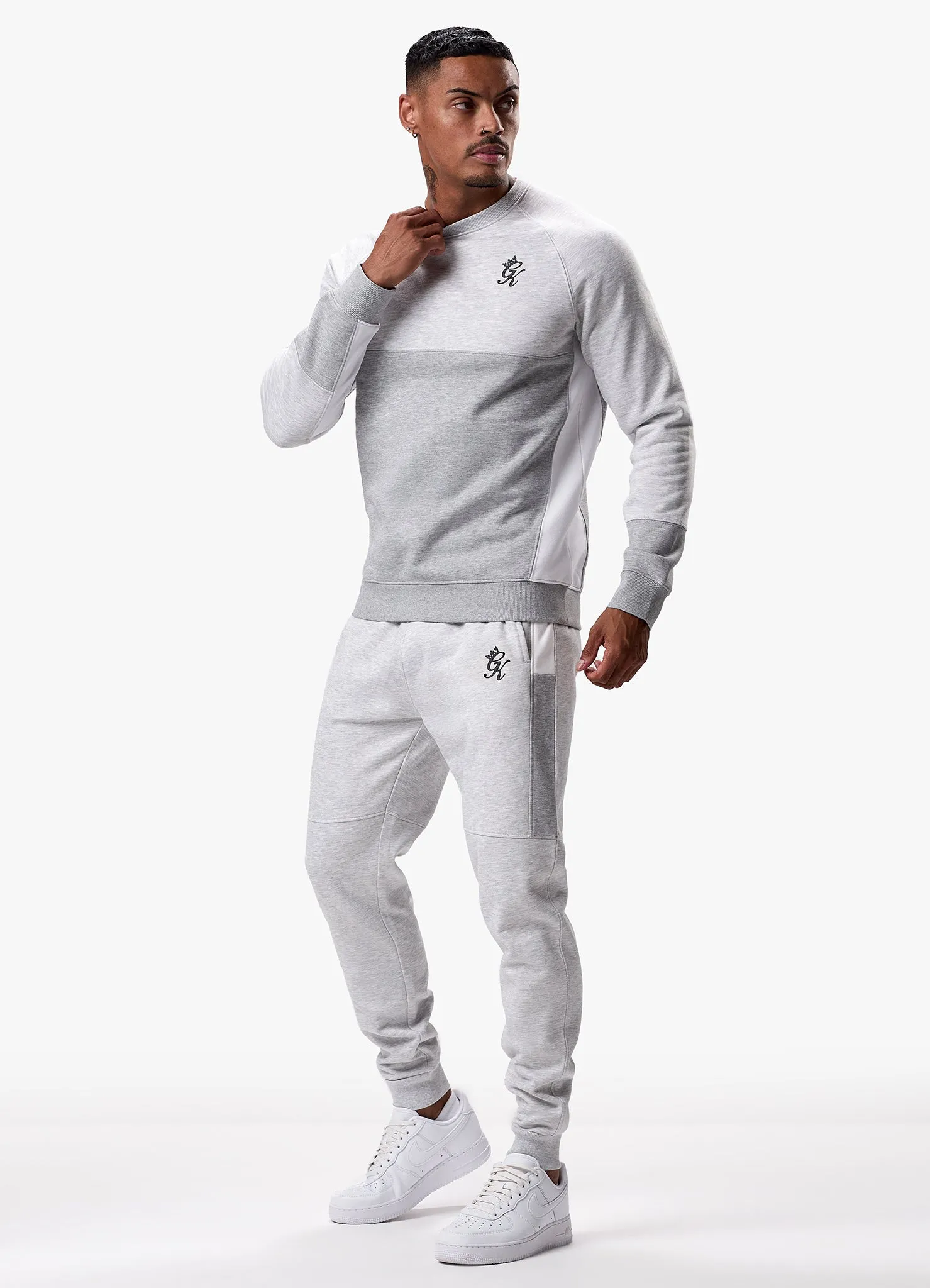 Gym King Minefield Fleece Jogger - Grey Marl