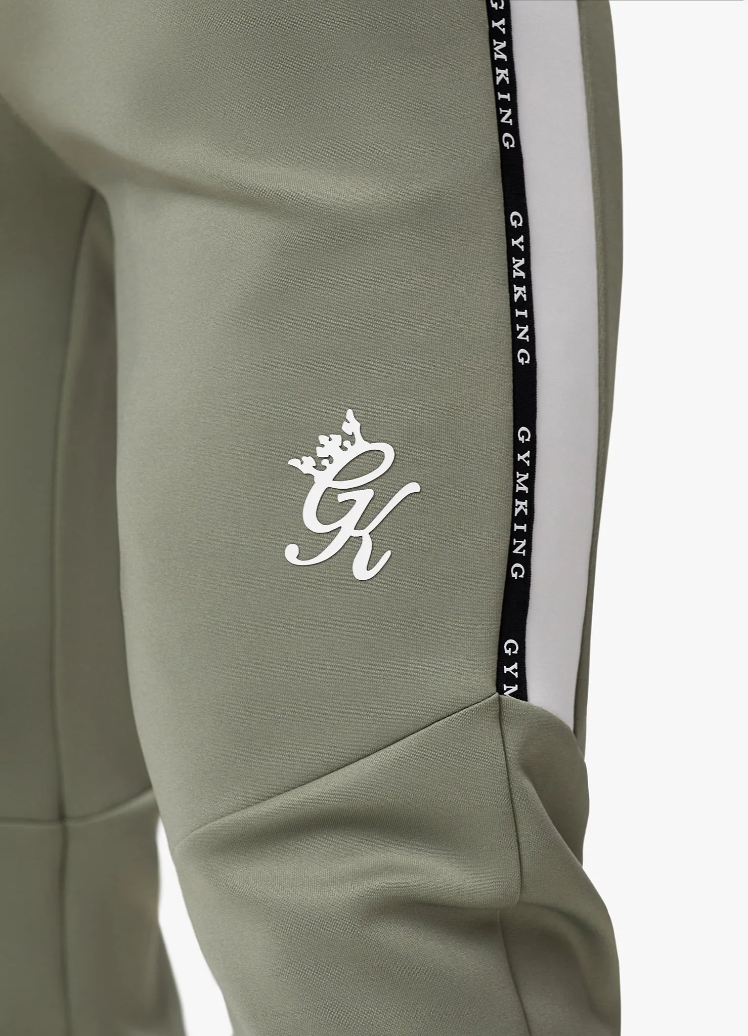 Gym King Taped Core Plus Jogger - Soft Khaki