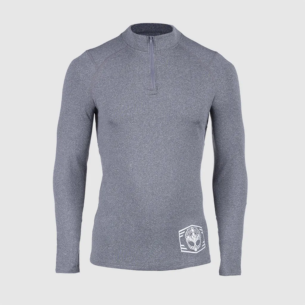 Half Zip, Grimfrost Clan, Grey