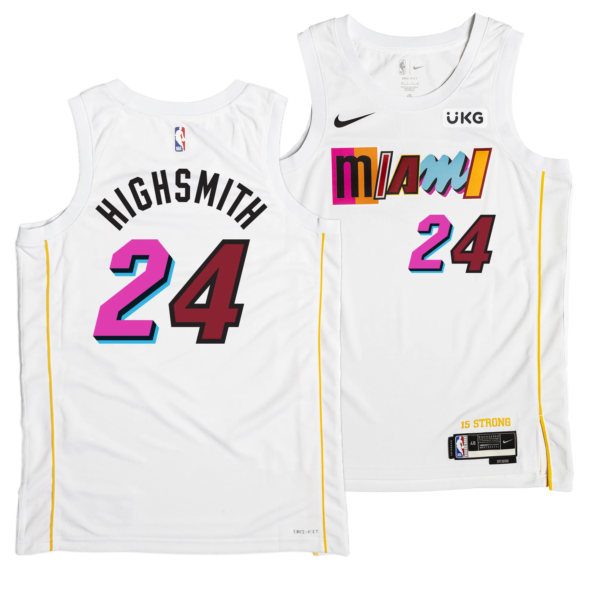 Haywood Highsmith Nike Miami Mashup Vol. 2 Youth Swingman Jersey - Player's Choice