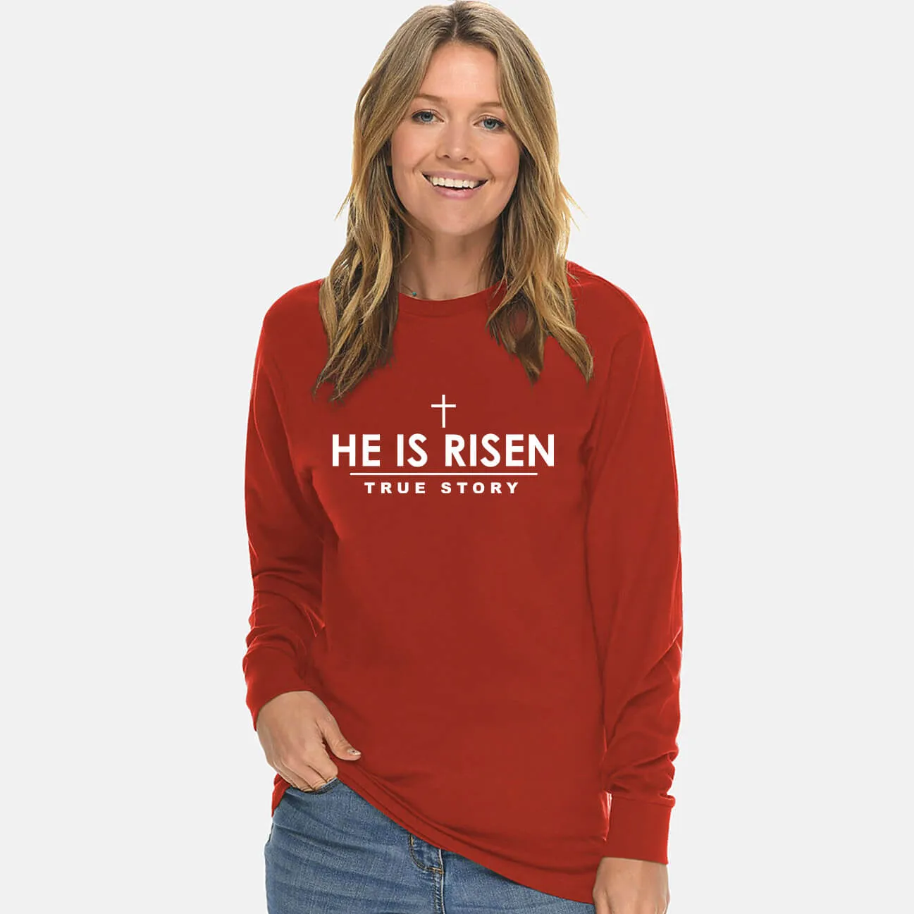 He Is Risen Unisex Long Sleeve T Shirt